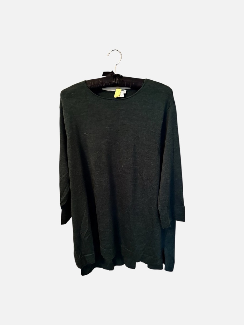 J. Jill merino wool tunic sweater, size 4x, nice deep green color for Fall.